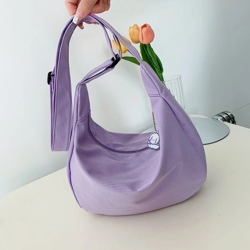Women's Mini Pu Leather Solid Color Classic Style Square Open Shoulder Bag