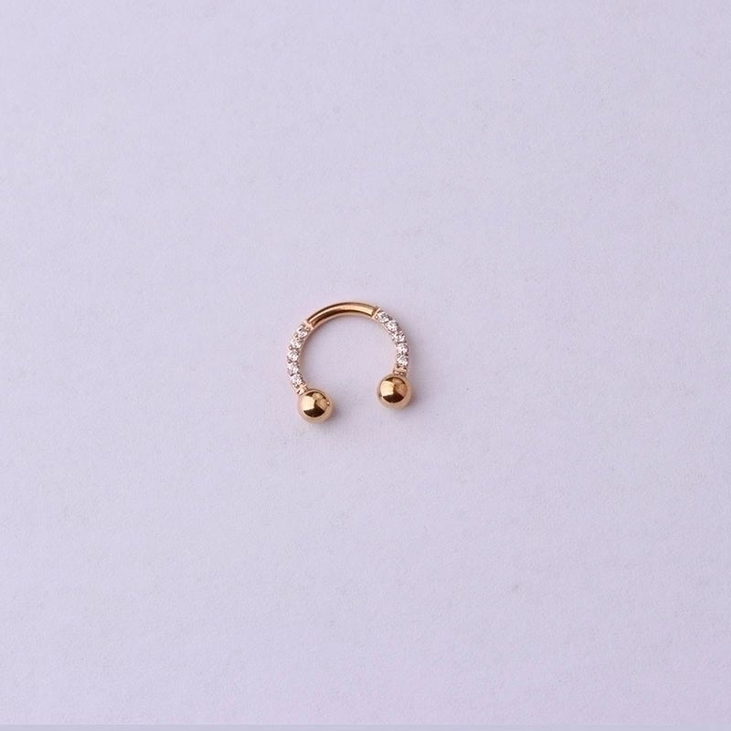 Ear Cartilage Rings & Studs Fashion Geometric 316L Stainless Steel  Plating