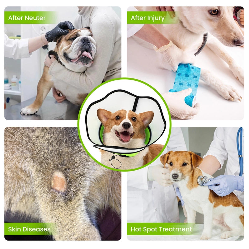 Elizabeth Ring Pet Postoperative Recovery Adjustable Protective Cover Cats And Dogs Sterilization Collar Anti-Licking Anti-Scratch Ring