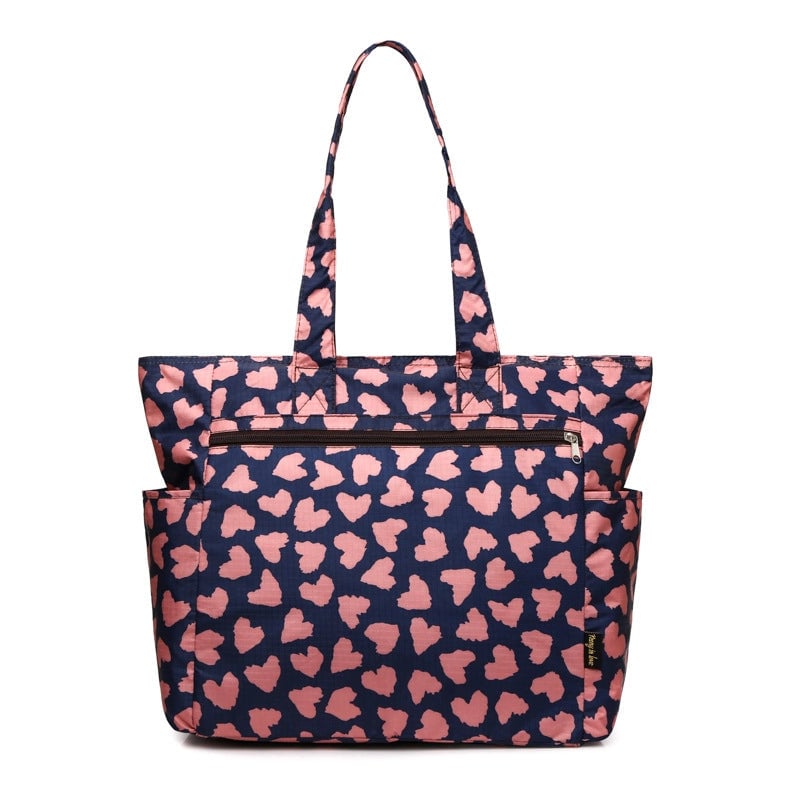 Women's Large Canvas Oxford Cloth Printing Vintage Style Classic Style Square Zipper Shoulder Bag