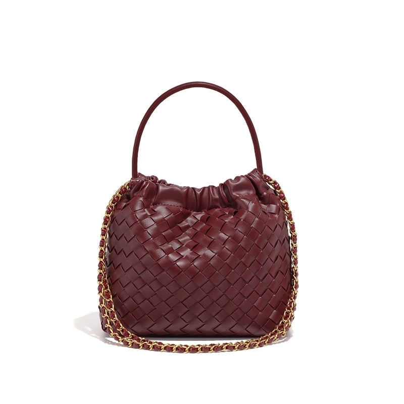 Women's Small Pu Leather Solid Color Vintage Style Classic Style Square Magnetic Buckle Underarm Bag