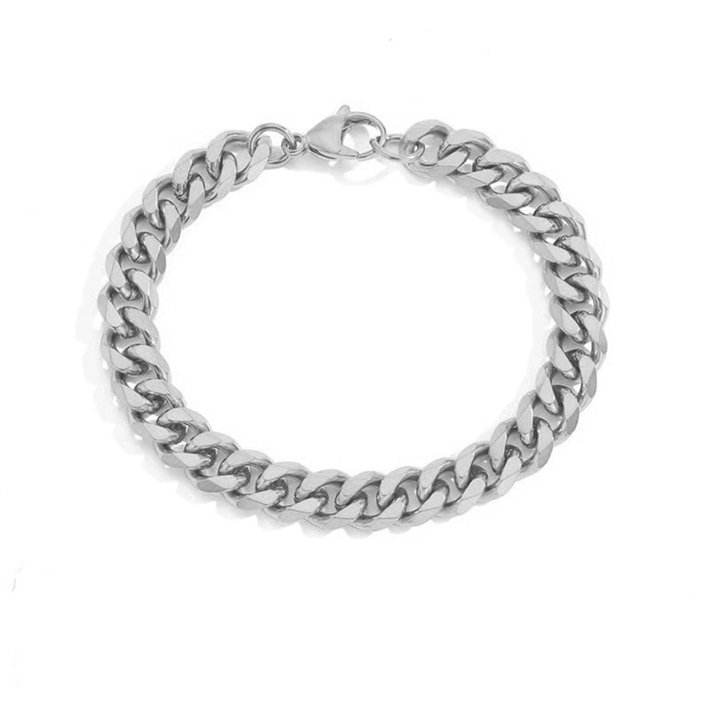 Fashion U Shape Stainless Steel 14K Gold Plated No Inlaid Bracelets In Bulk