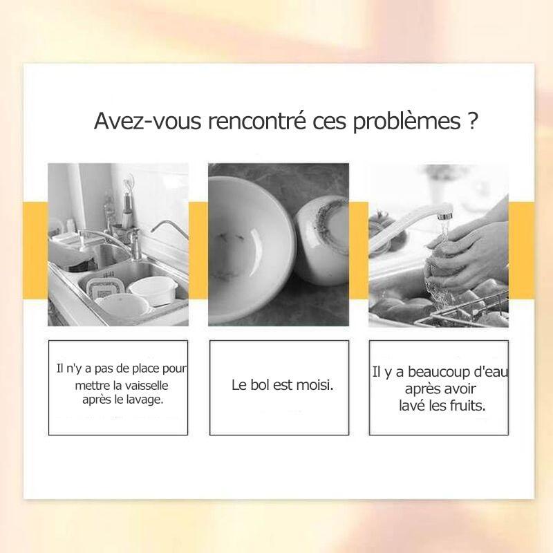 Égouttoir à rouleaux magiques