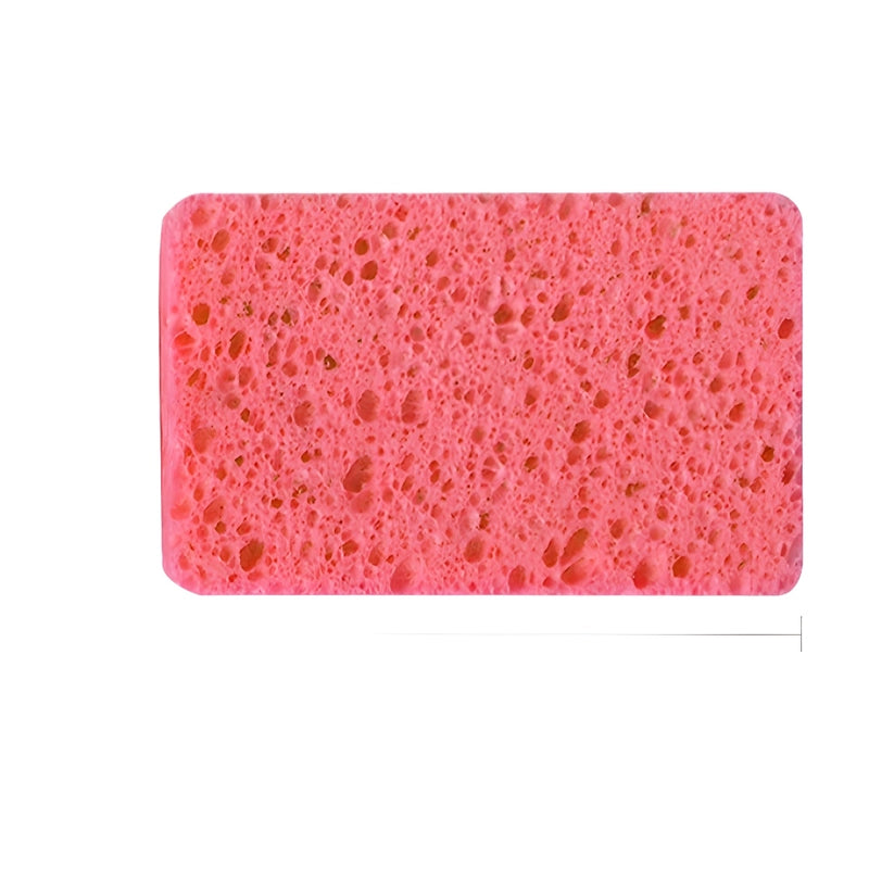 Minimalist Solid Color Wood Pulp Cotton Sponge Wipe