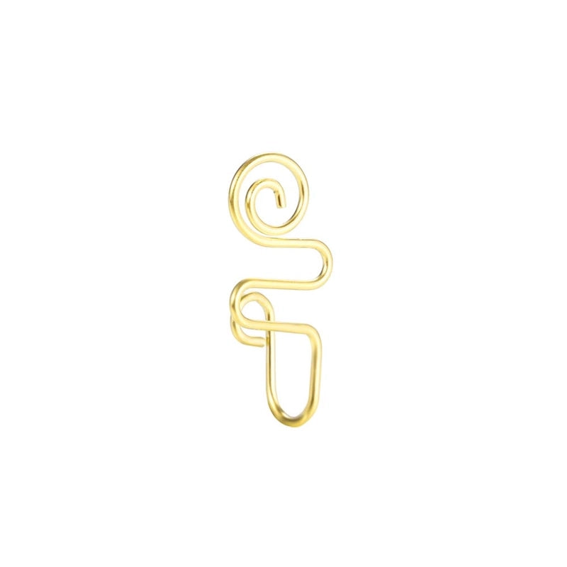 Fashion U Shape Stainless Steel Plating Nose Ring 1 Piece