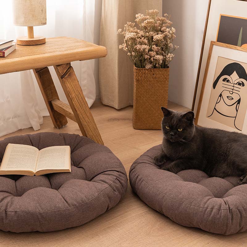 Tatami Cotton Cat Bed Seat Pad