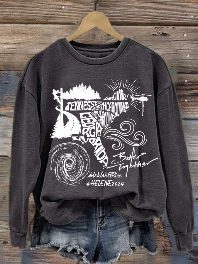 Hurricane Helen Disaster Relief Women's Sweatshirt