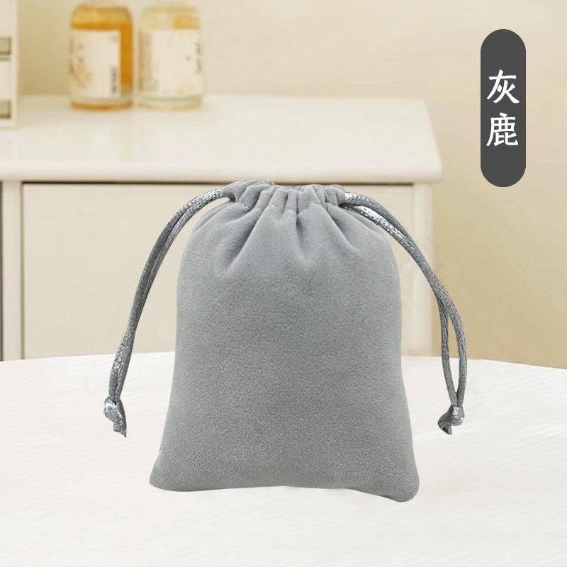 100 Pieces Factory Flannel Jewelry Packaging Bag Buddha Beads Jewelry Play Bag Brocade Bag Gift Bag Drawstring Bag