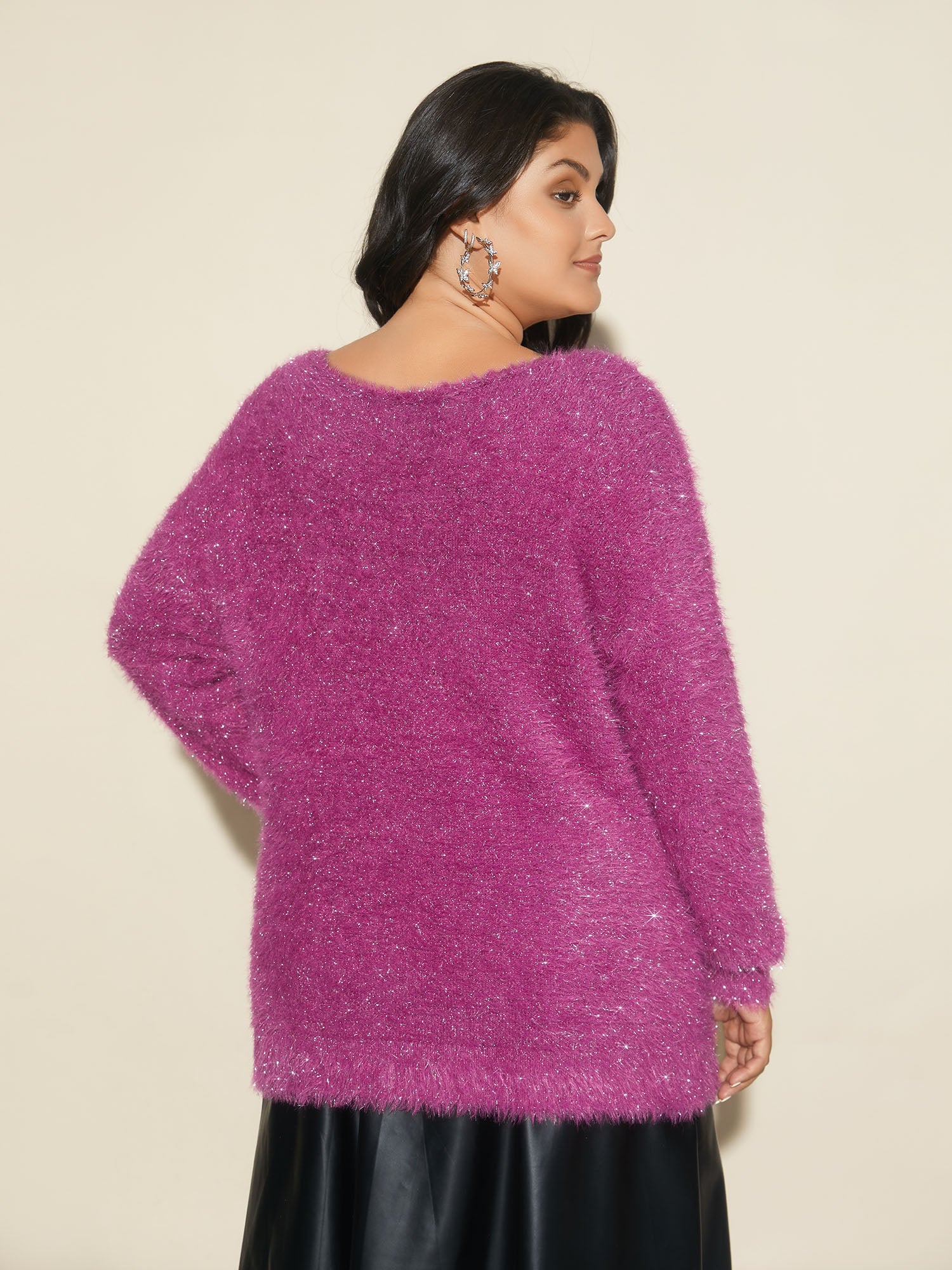 Sparkling Threads Straight Fit Crew Pullover