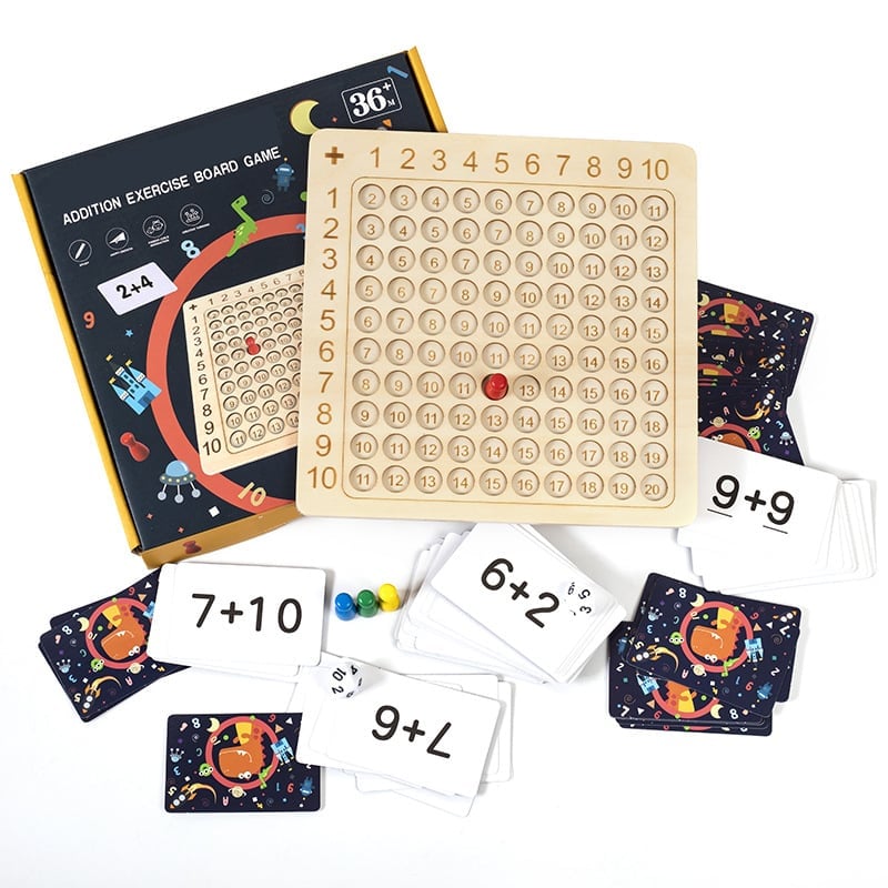 💥  Promotion- SAVE 48% OFF- Wooden Multiplication Board Game - BUY 2 GET EXTRA 10 % OFF & FREE SHIPPING!