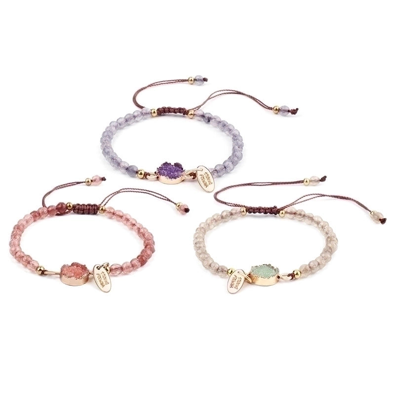 Minimalist Solid Color Stone Beaded Bracelets