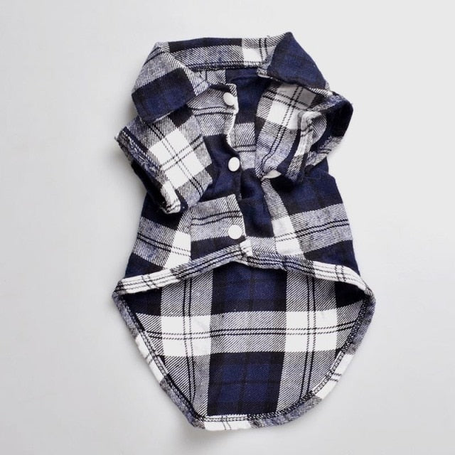 Plaid Pattern Clothes for Dogs