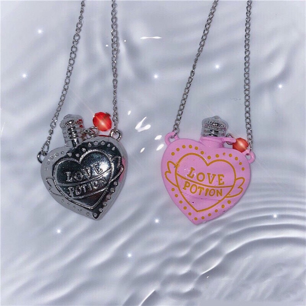 Love Potion Bottle Necklace