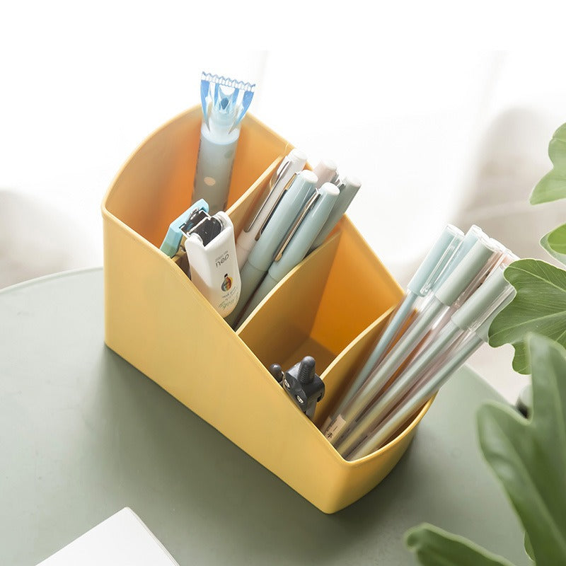 Four-Compartment Multi-Purpose Desk Organizer