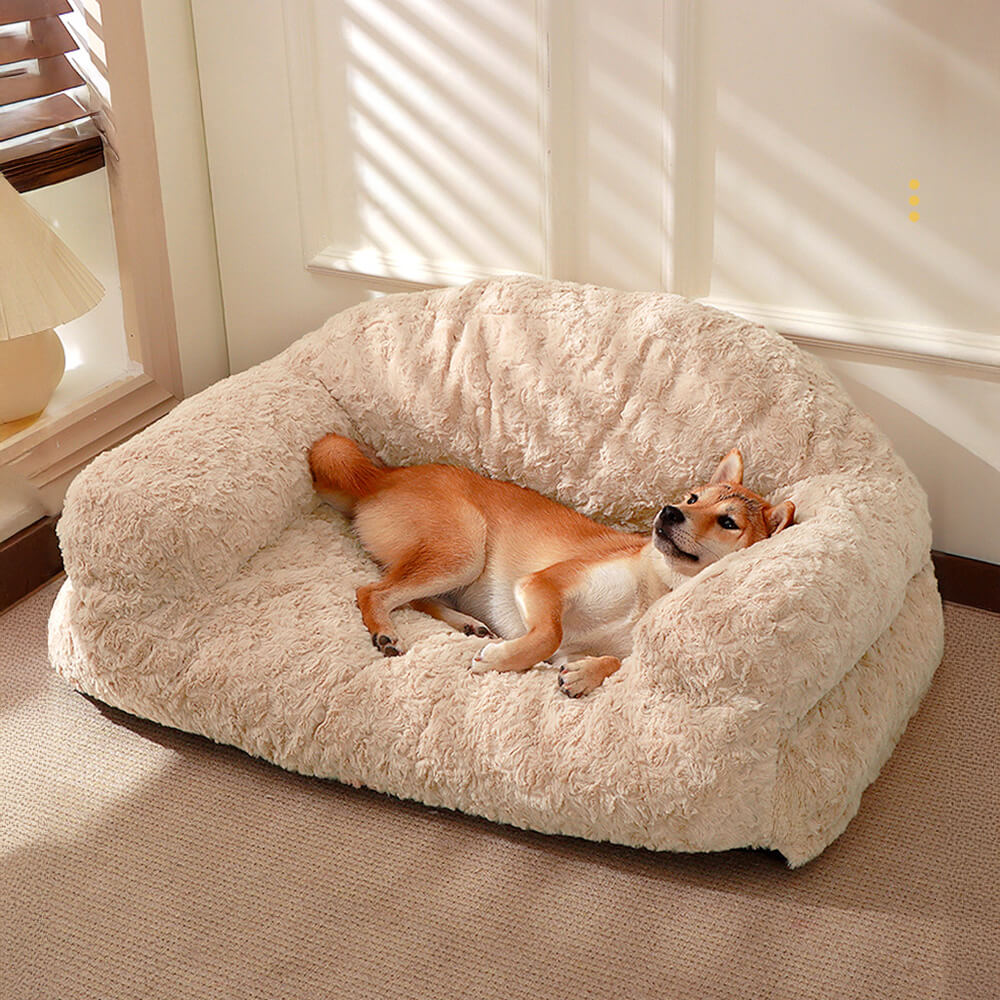 Cozy Full Support Warm Removable Washable Dog & Cat Sofa Bed