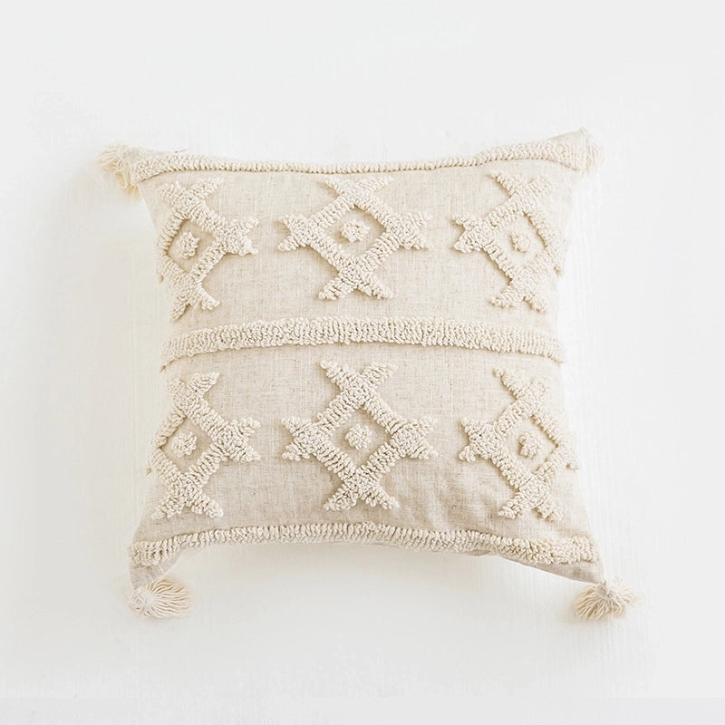 Ethnic Style Geometric Cotton Pillow Cases