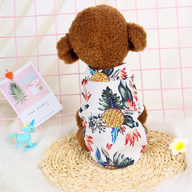 Casual Cloth Color Block Pet Clothing