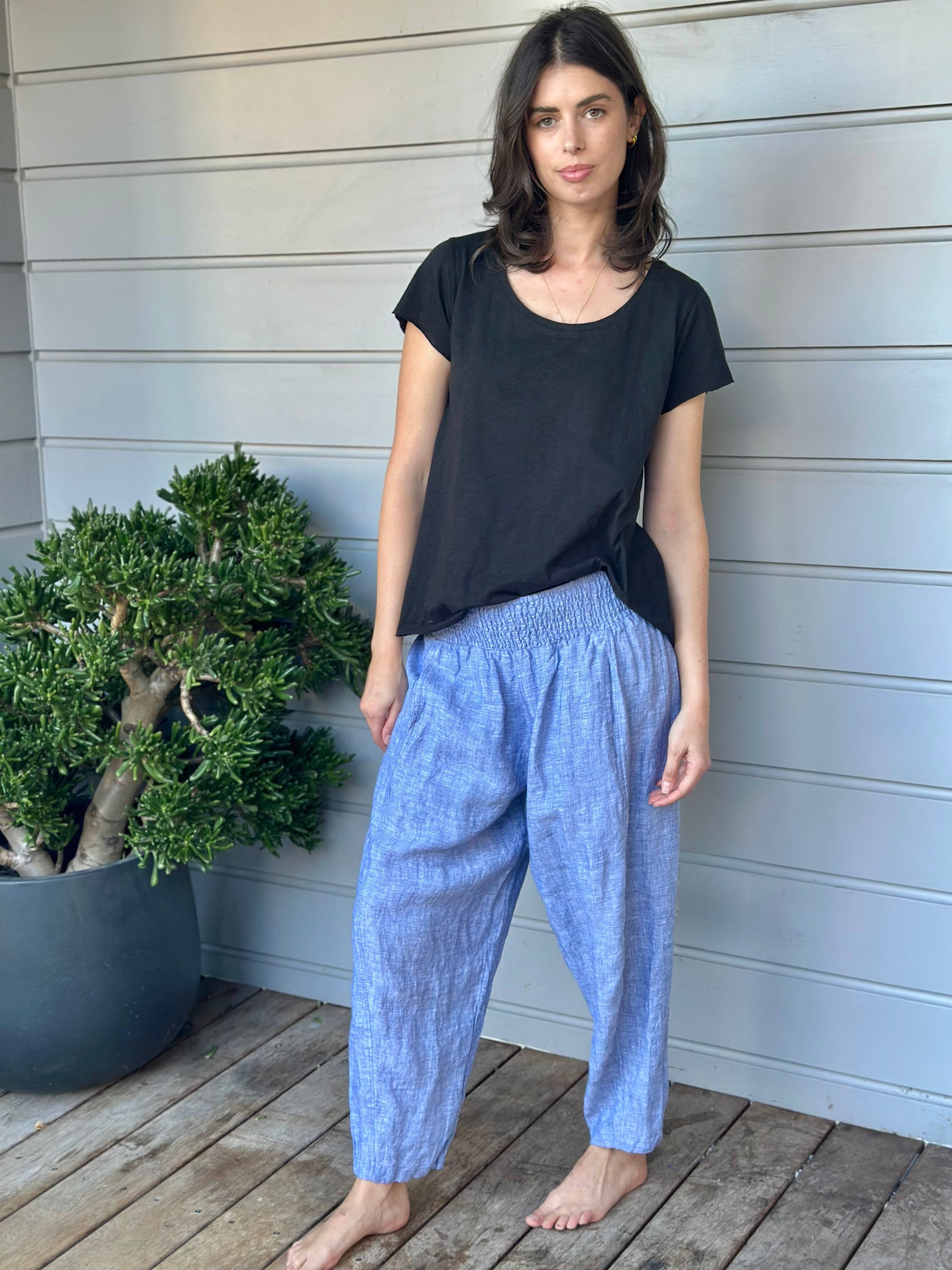 charlie tee - black cotton