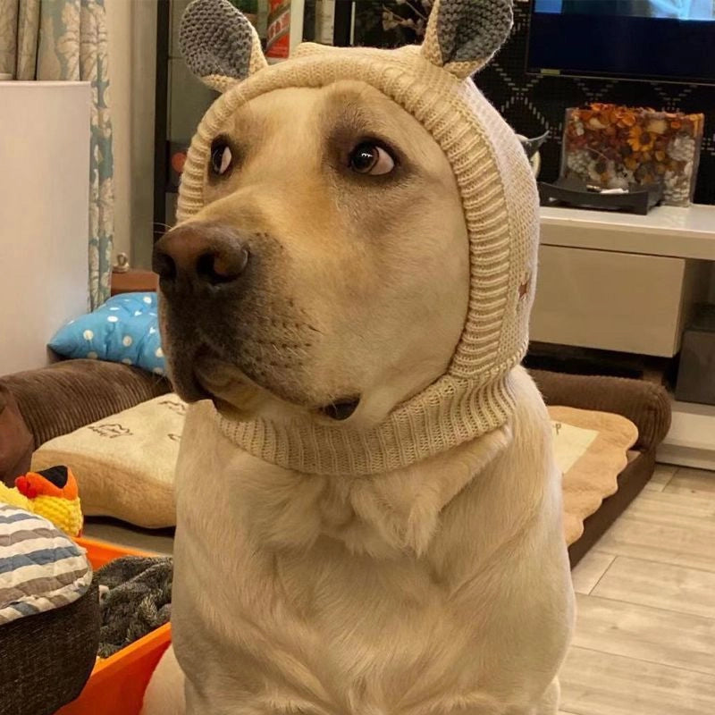 Cute Knit Solid Color Pet Hat