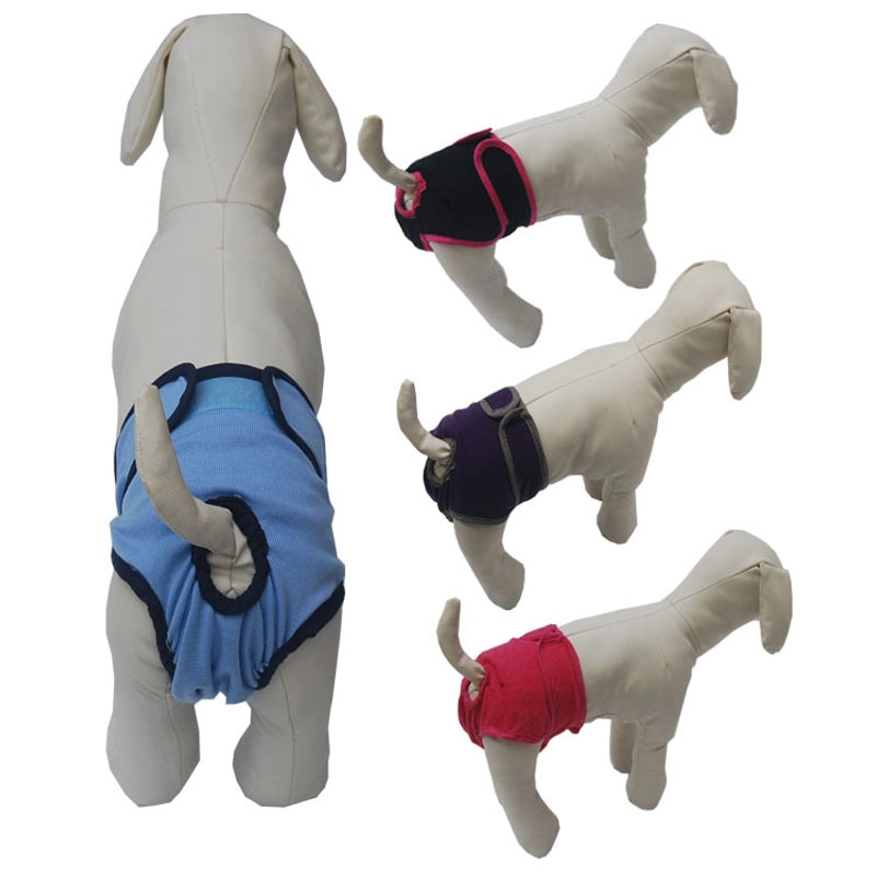 Pet Magic Tape Physiological Pants Large Dog Sanitary Pants Small Medium Size Dogs Safety Menstrual Teddy Anti-harassment