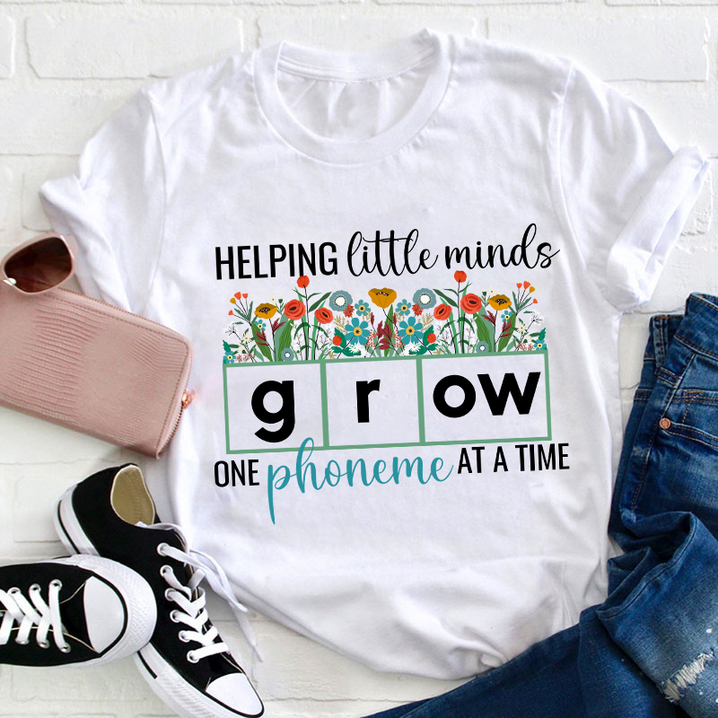 Help Little Minds Grow Teacher T-Shirt