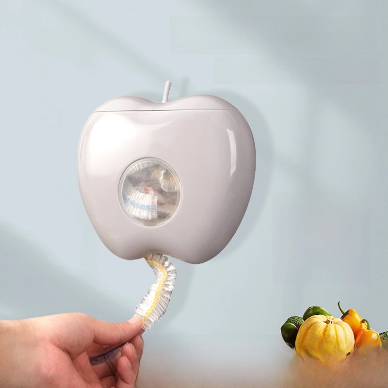 Punch-free Plastic Wrap Storage Box Wall-mounted Storage Frame Kitchen Storage Box Withdrawable Garbage Bag Storage Box