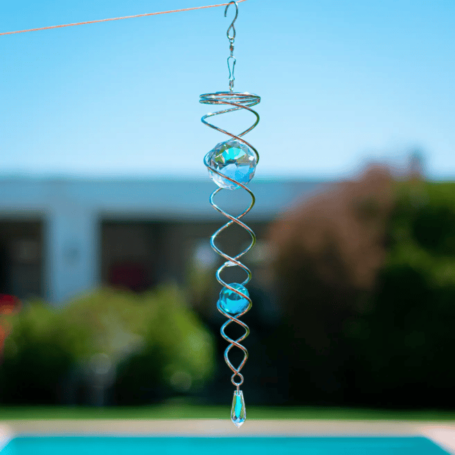 🎐LAST DAY SALE 49% OFF🔥-Gazing Ball Spiral Tail Wind Spinner Stabilizer