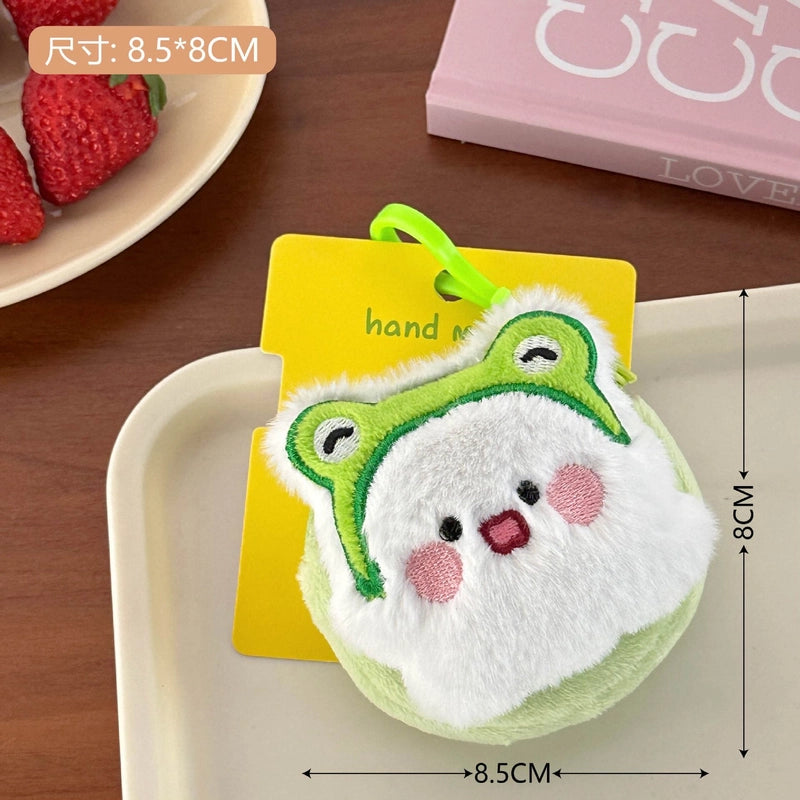 Unisex Animal Capybara Plush Side Zipper Coin Purses