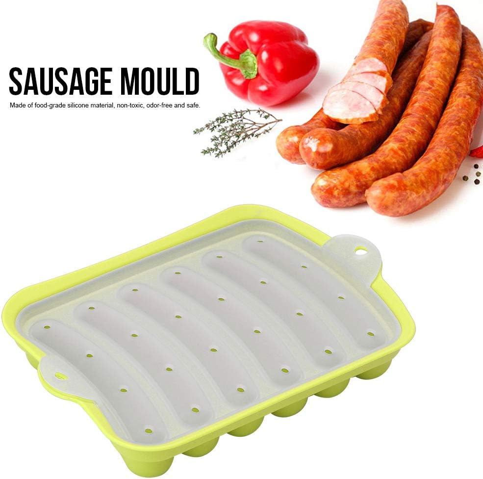 Sausage Mold Silicone Sausage Making Mold Microwave Oven Hot Dog Mold Kitchen Baking Accessory