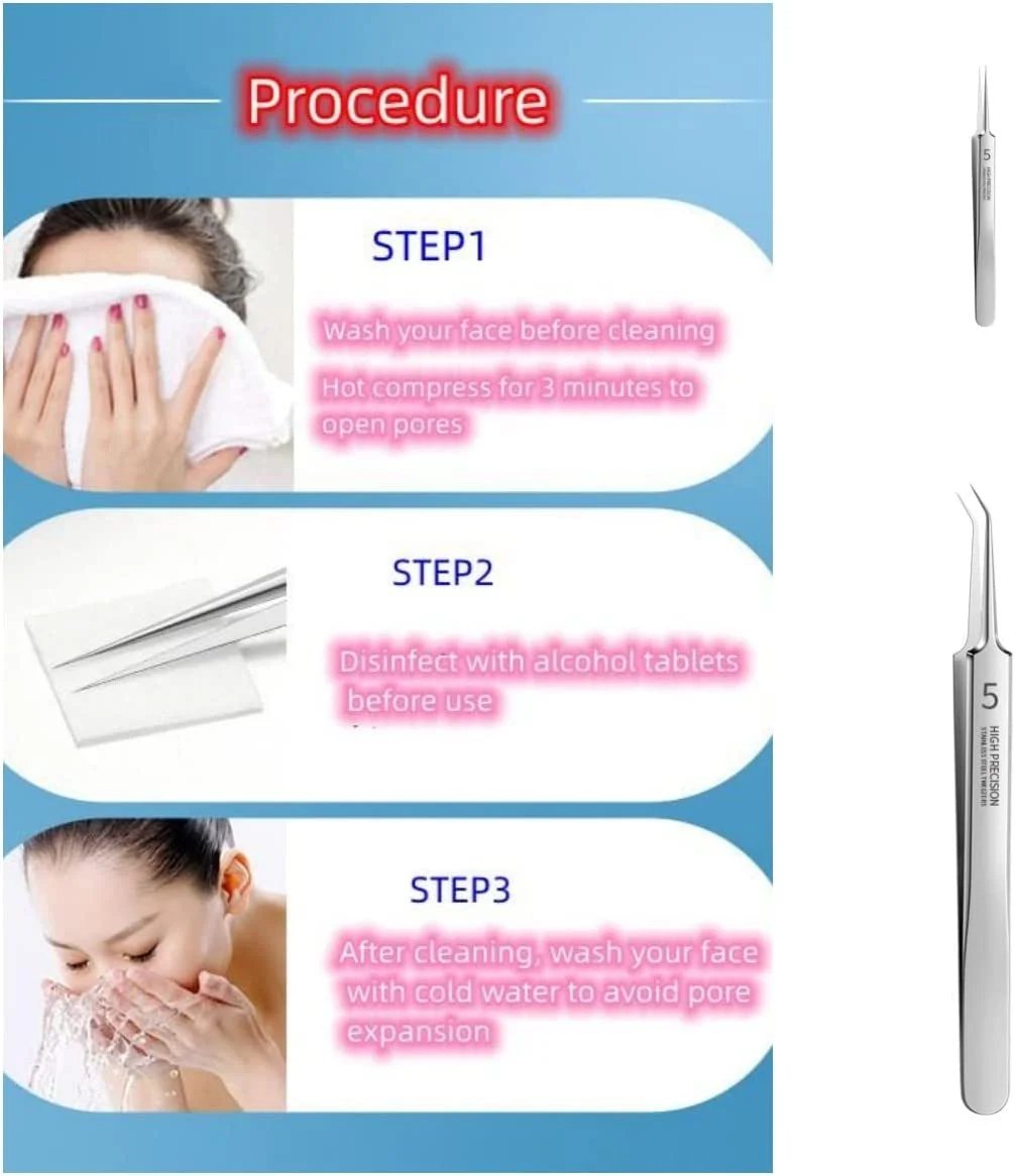 🔥Summer Biggest Sale🔥Professional Facial Blackhead Remover Tweezers