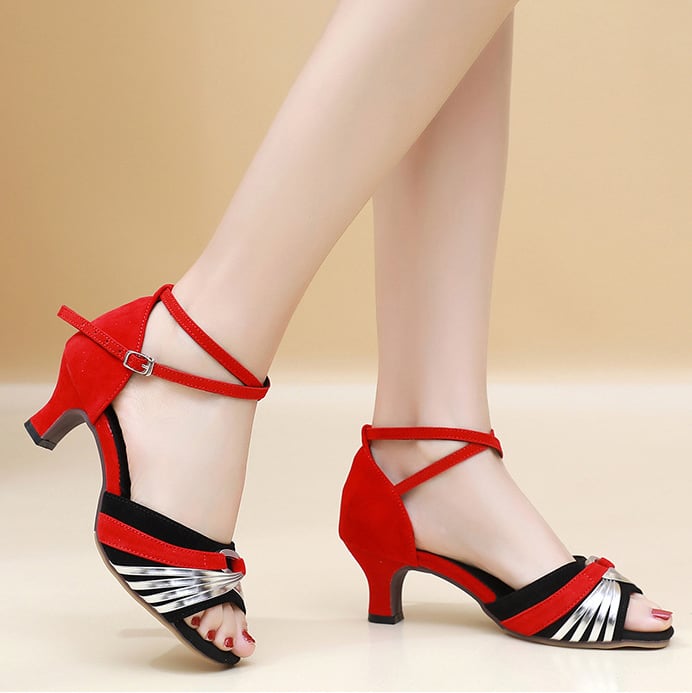 Women's Pointed Toe Block High Heel Sandals