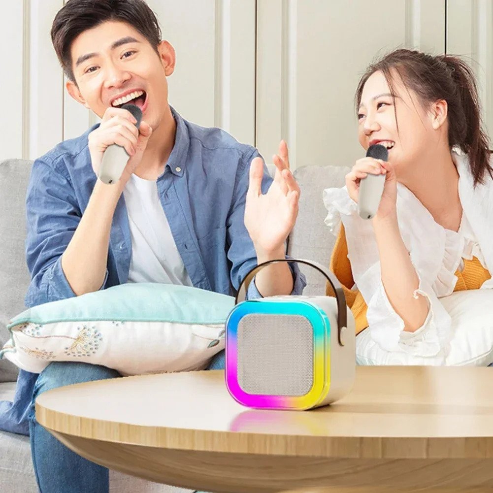 🎵Mini Karaoke Machine for Kids with Wireless Microphones