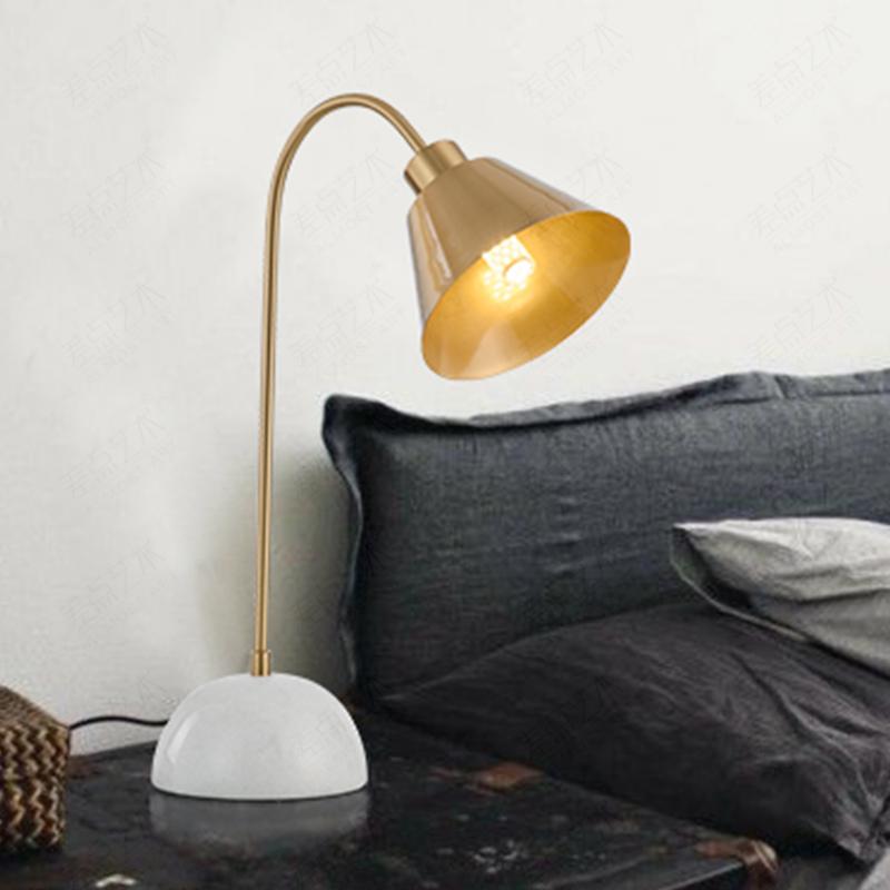 Boden | Brass Marble Table Lamp