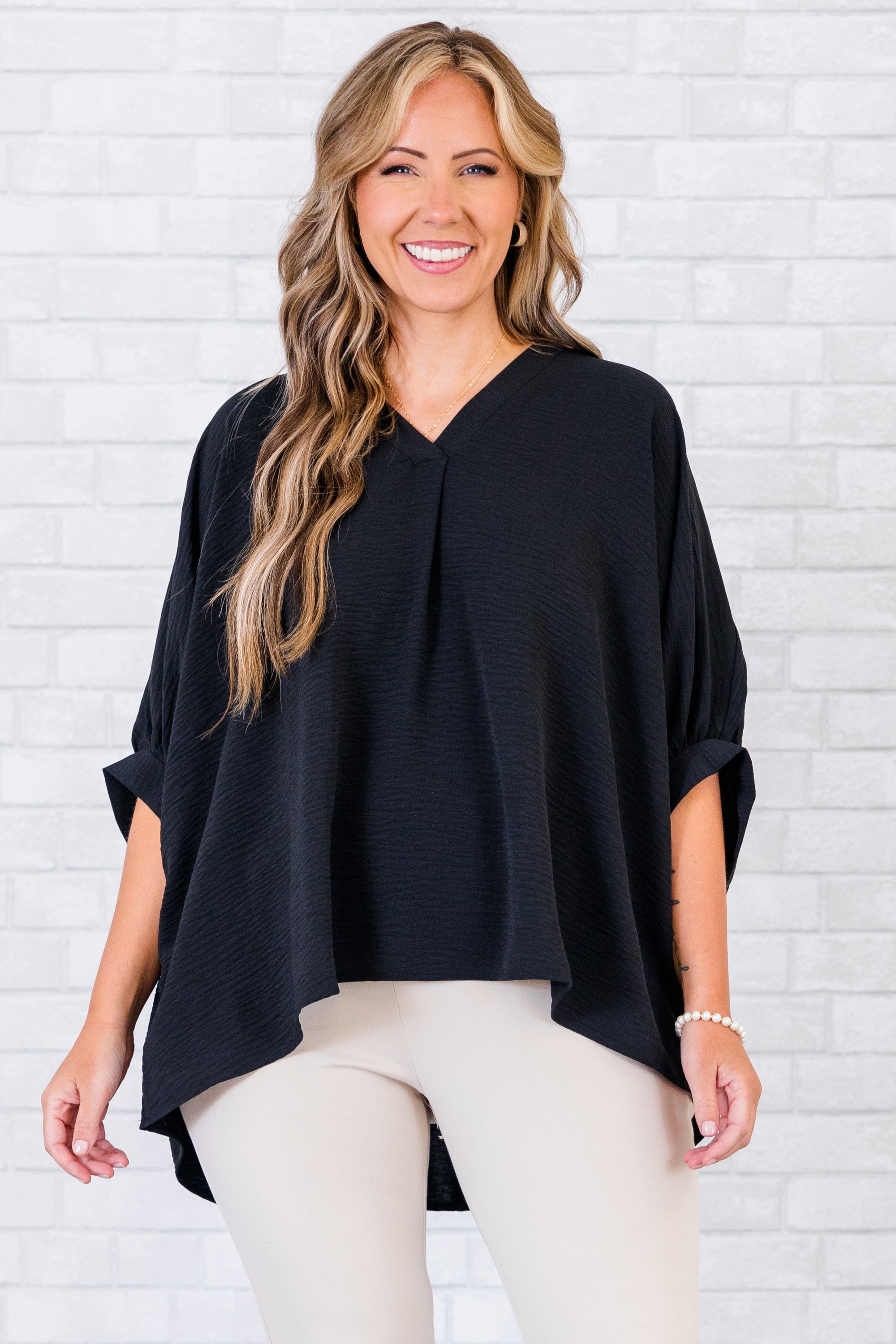 Meet Me After Midnight Top. Black