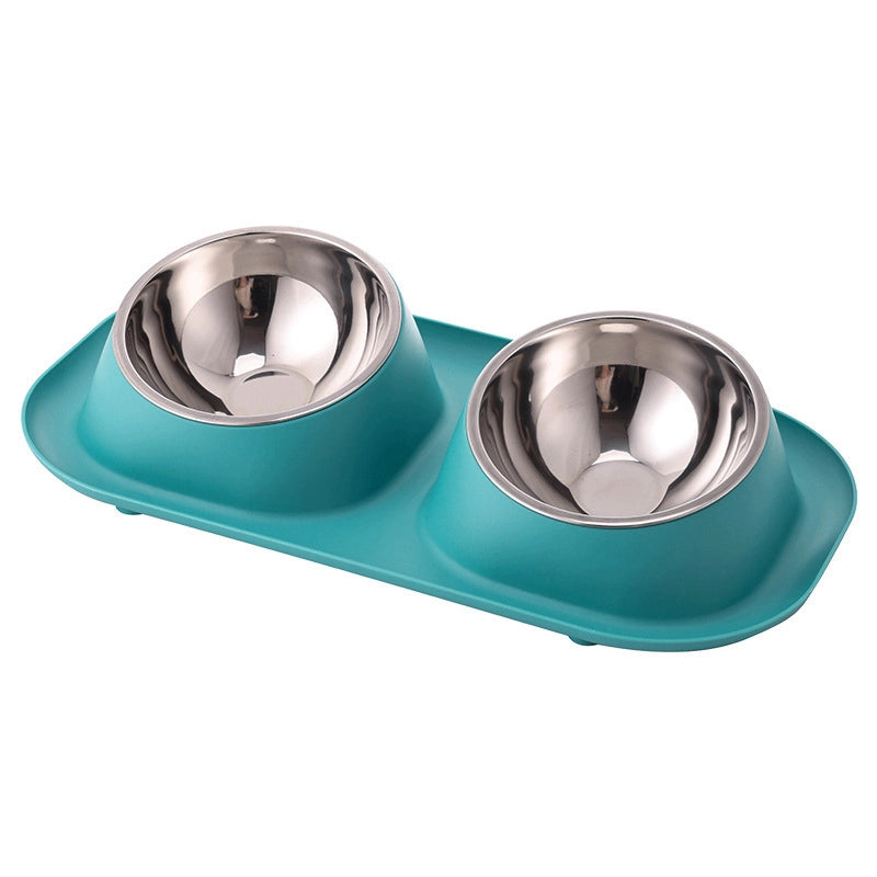 Popular Pet Bowl Double Bowl Pet Dog Basin Anti-splash Dog Bowl Cat Bowl Pet Supplies In Stock
