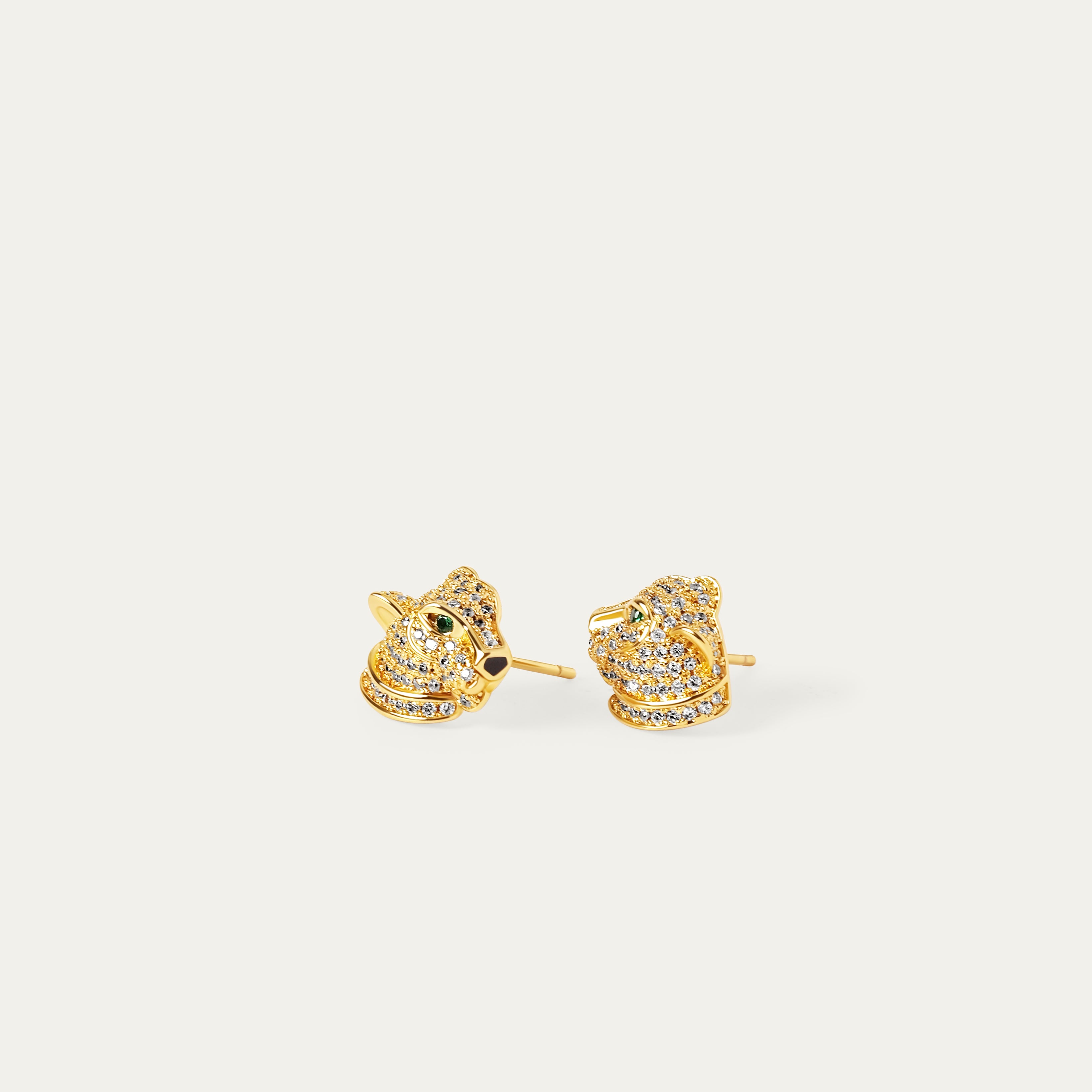 Thera CZ Studs (18K Gold Brass)