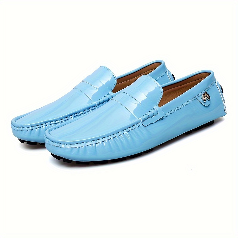 Gameglobeplanet oxford New Trademark Size 38-48 Loafers Men Casual Fashion Leather Shoes for Women Spring Autumn Female Flat Shoes Driving Sneakers