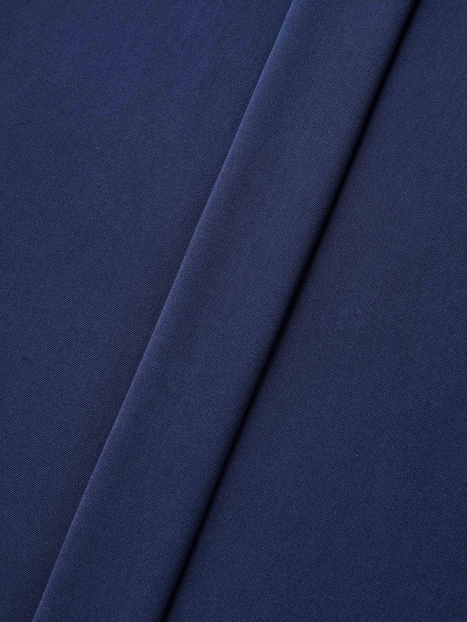 Metal Button Pleated Front Blouse