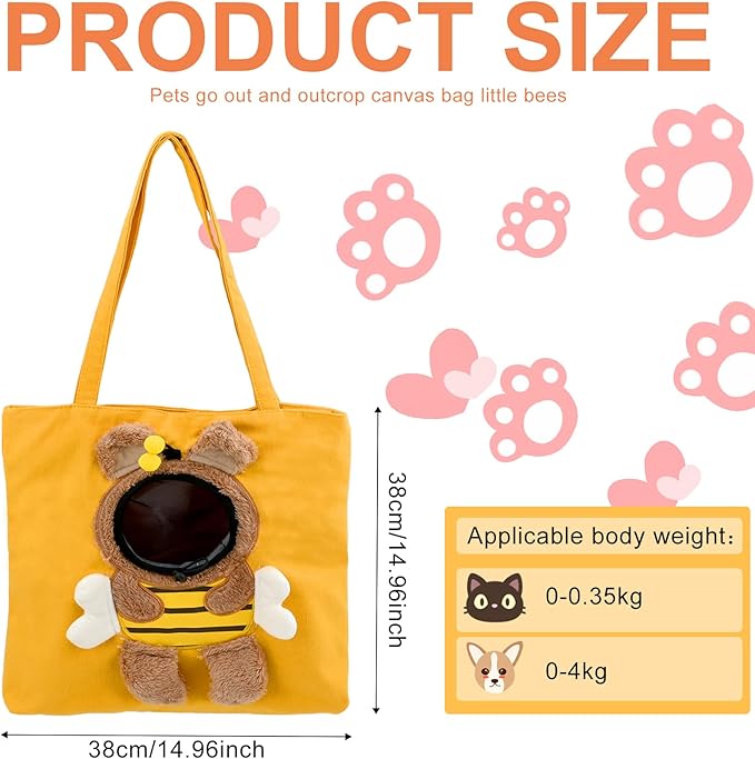 🐈Canvas Cat Bag🎒