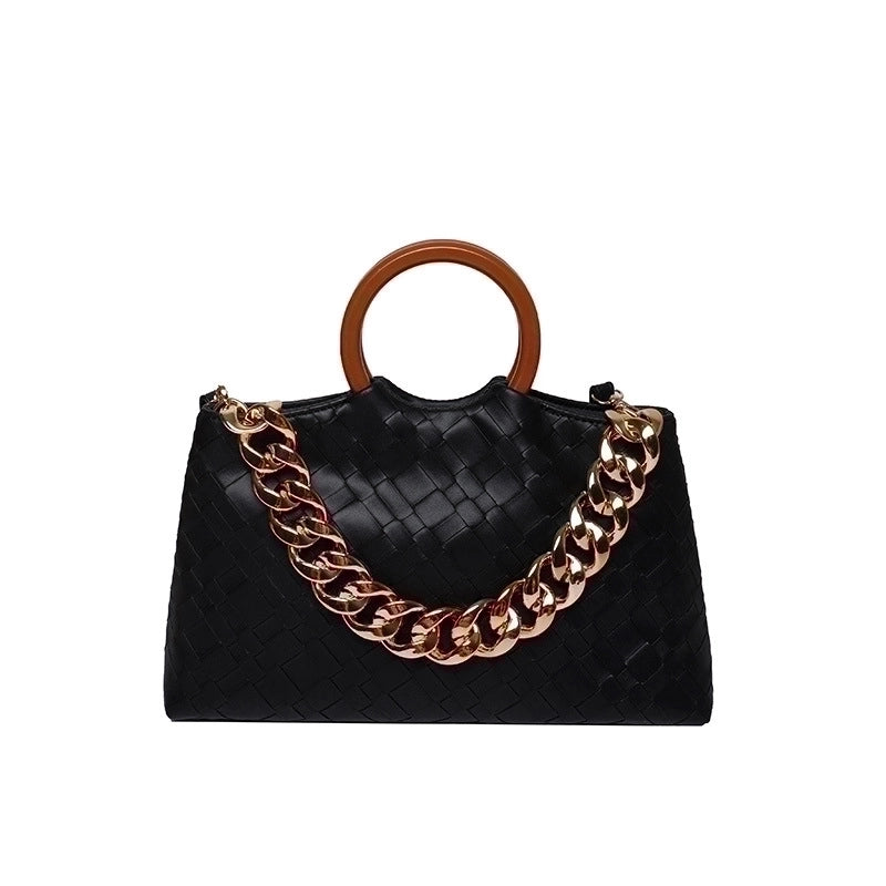 Women's Large All Seasons Pu Leather Vintage Style Tote Bag