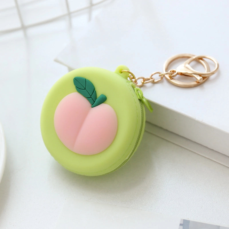Unisex Animal Silica Gel Zipper Coin Purses