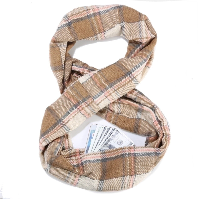 Women's Classic Style Color Block Imitation Cashmere Scarf