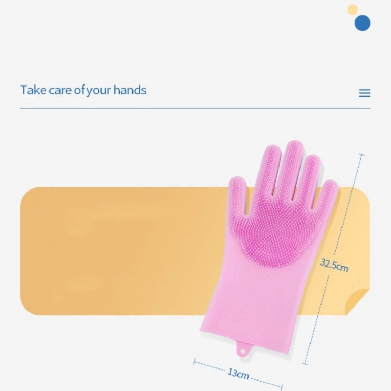 Basic Rubber Solid Color Pet Grooming Tools