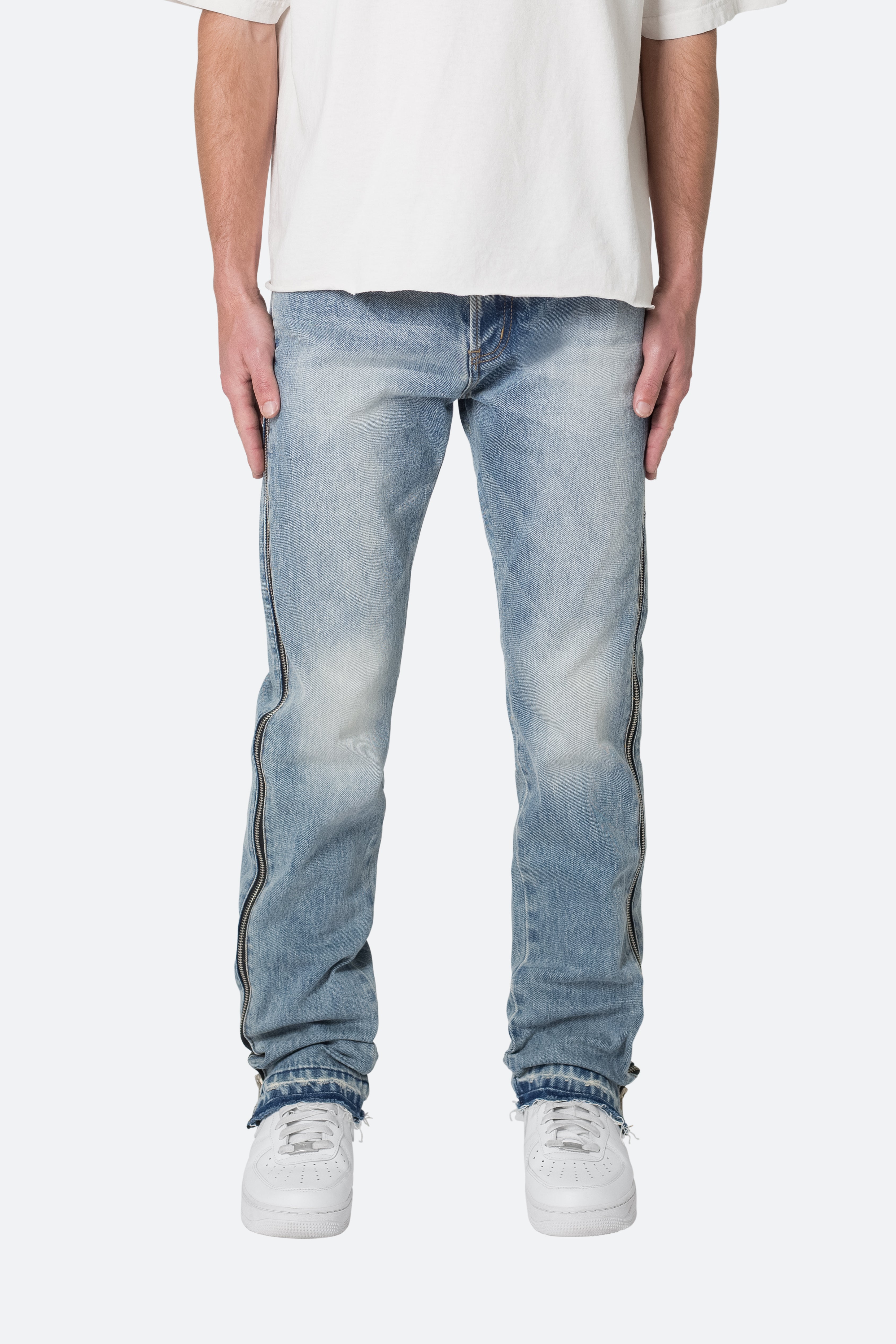 D558 Straight Stripe Denim - Blue