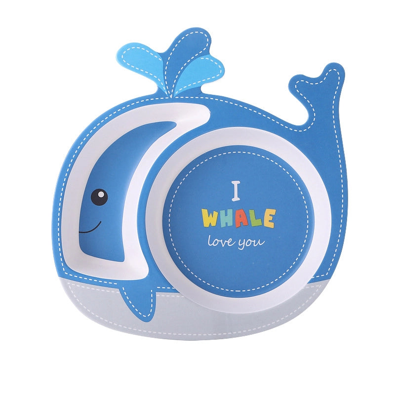 Cute Cartoon Baby Eco-friendly Divider Plate