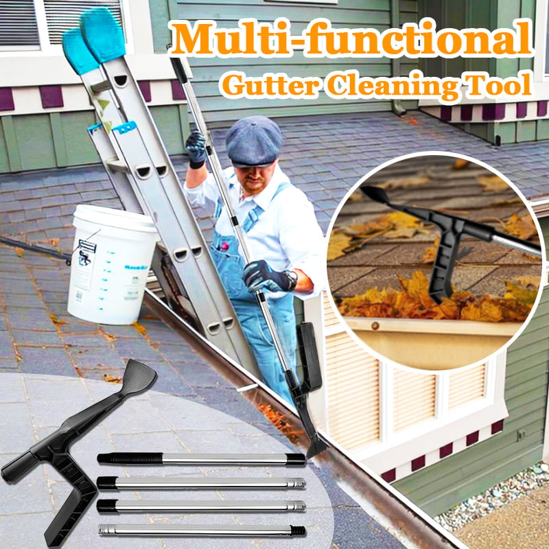 🔥SUMMER HOT SALE - Multi-functional Gutter Cleaning Tool