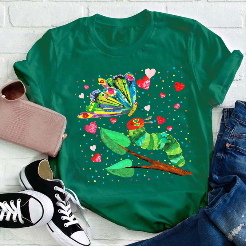 Sweet Caterpillar Teacher T-Shirt