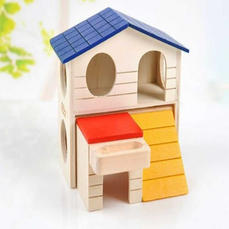 Wooden House Cage For Hamster