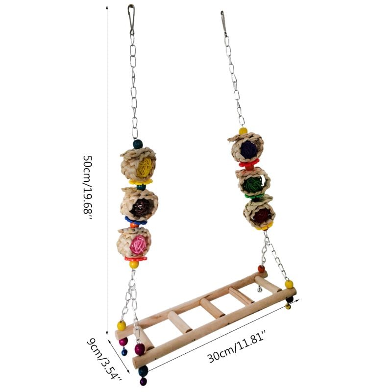Parrot Swing Perch Ladder