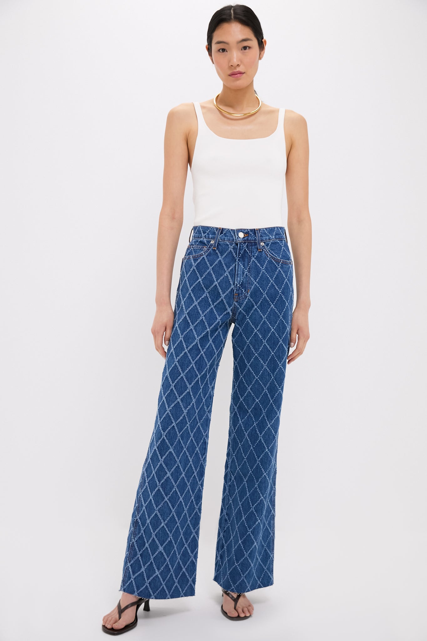 Blue Diamond Taylor High Rise Wide Leg